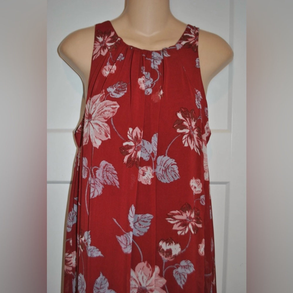 FREE PEOPLE Float Like A Sunbeam Maxi Strappy Back Boho Floral Dress size S - Picture 4 of 6